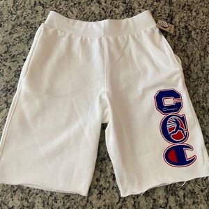 NWT Men's White Champion Fleece Shorts